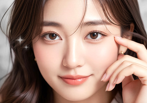 「目と目の間」は印象を変える鍵