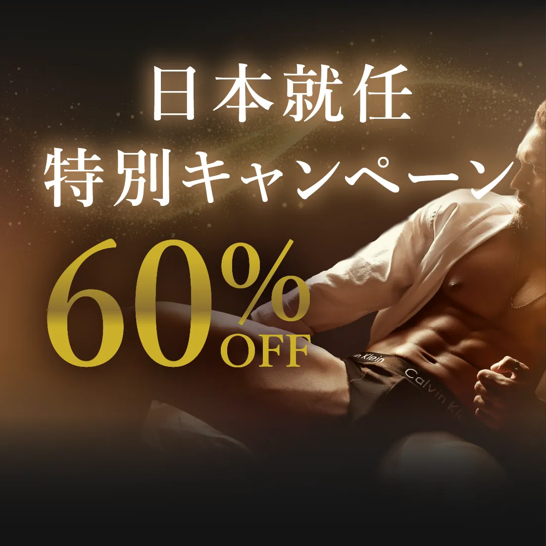日本就任特別キャンペーン 60%OFF
