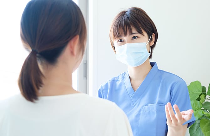 診察時のしっかりとしたご説明