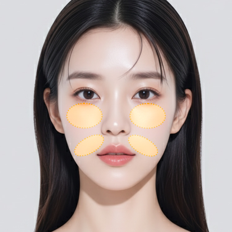 目もと/口もとに効果的