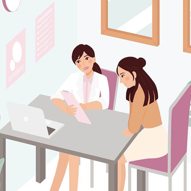 カウンセリングのイラスト