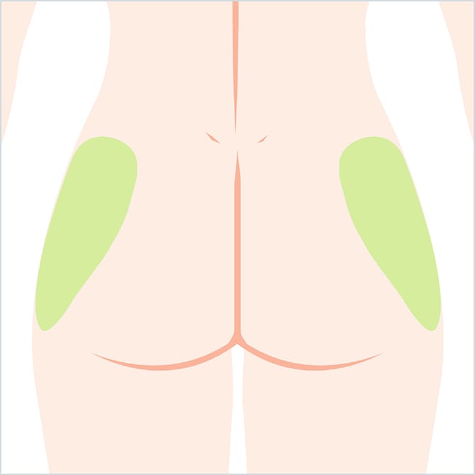 ハート型ヒップでメリハリボディ