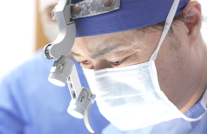 他院の修正手術にも応えられる技術力