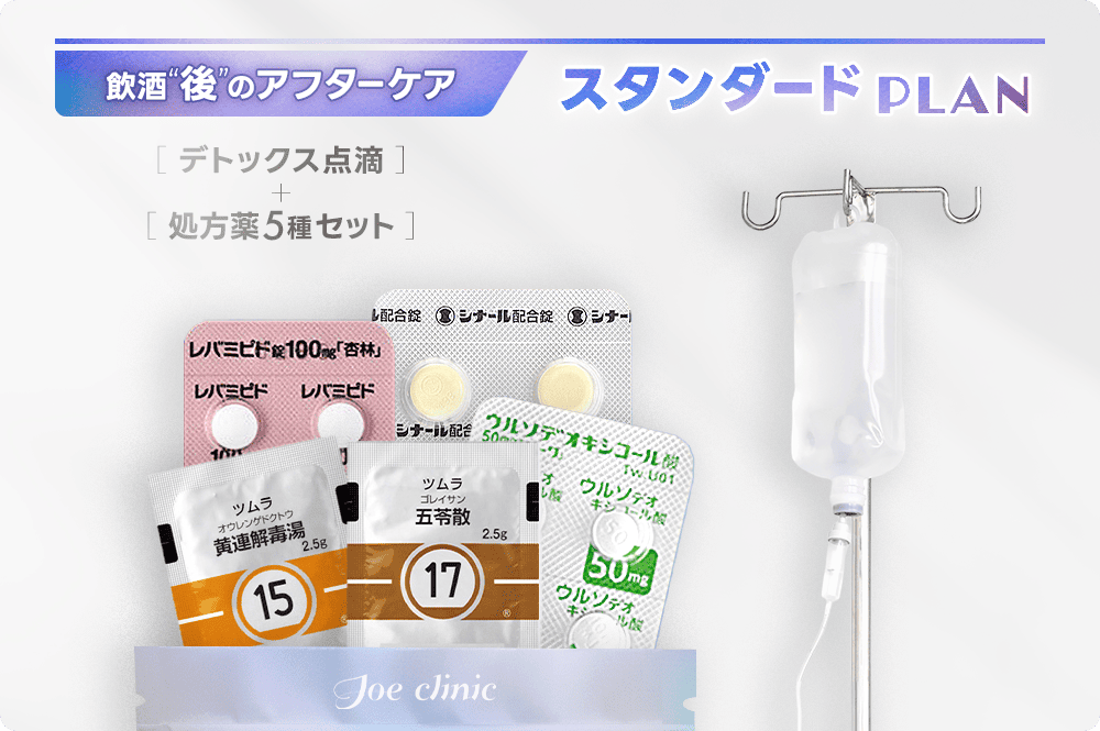 飲酒後のアフターケア スタンダードプラン