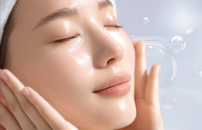 施術直後から潤い実感