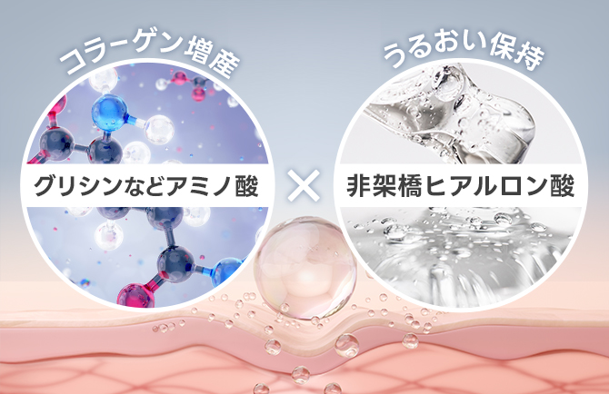 コラーゲンの生成を助けるアミノ酸「グリシン」